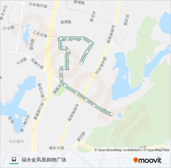 公交B837路的线路图