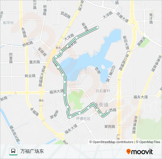 B838 Bus Line Map