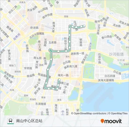 B839 Bus Line Map