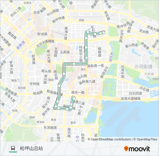 B839 Bus Line Map
