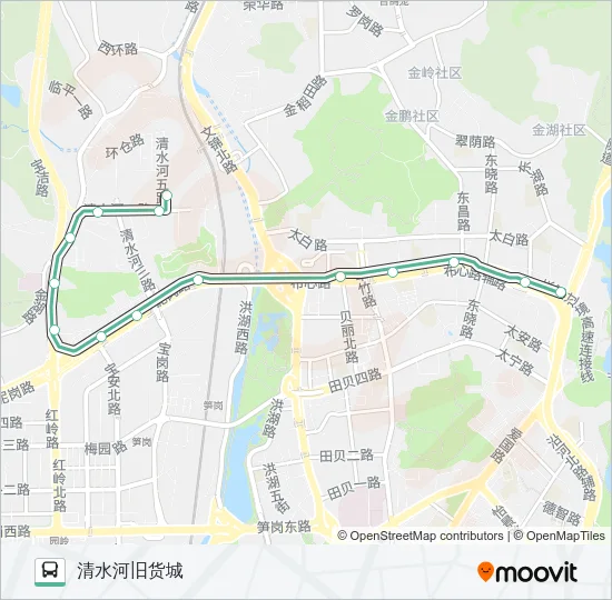 B840 Bus Line Map