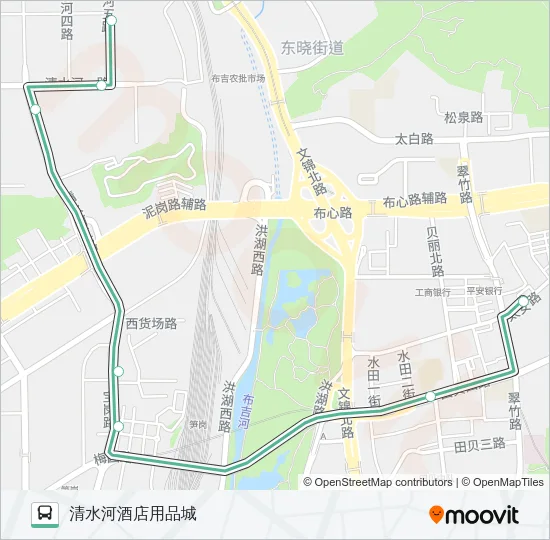B841 Bus Line Map