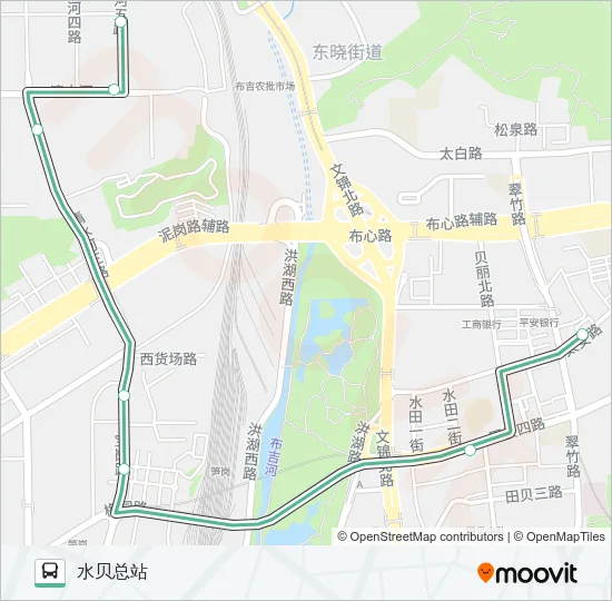 B841 Bus Line Map