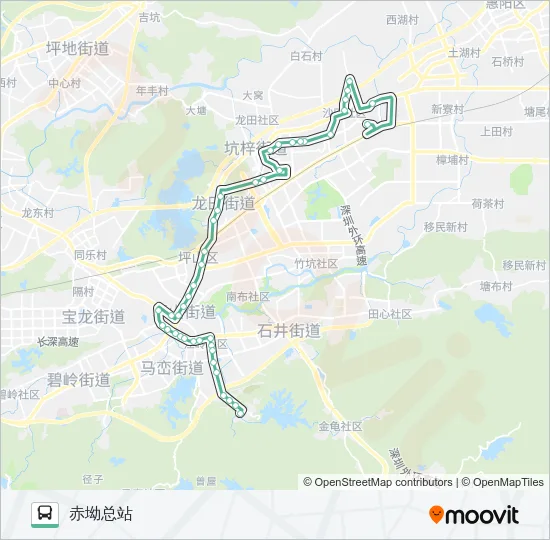 B849 Bus Line Map