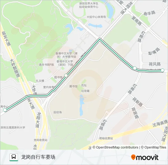 B852 Bus Line Map