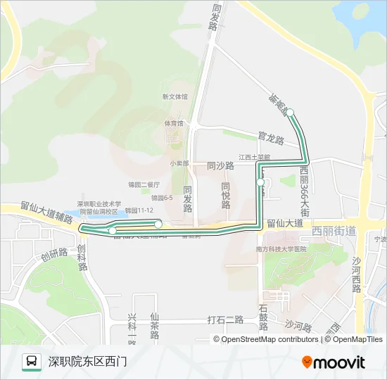 B855 Bus Line Map
