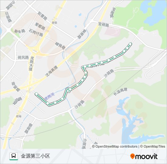公交B856路的线路图