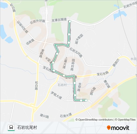 公交B859路的线路图
