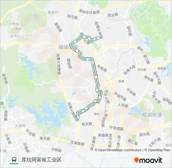 B861 Bus Line Map