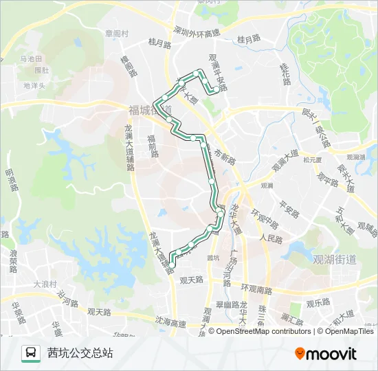 B861 Bus Line Map