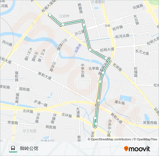 B867 Bus Line Map