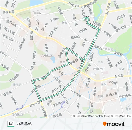B870 Bus Line Map