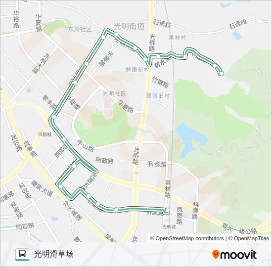 B873 Bus Line Map