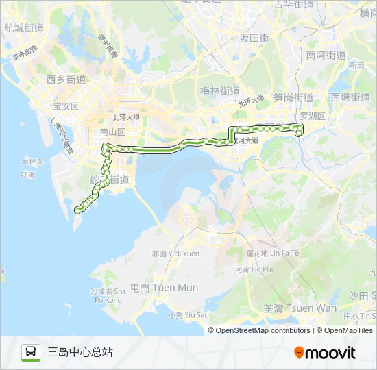 K204 Bus Line Map