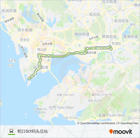 K204 Bus Line Map