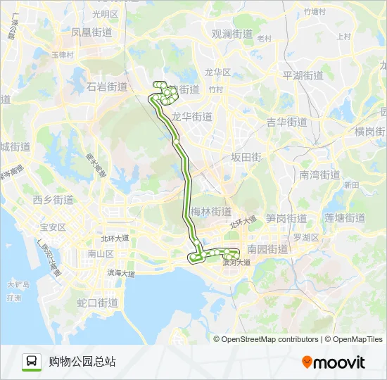 K318 Bus Line Map