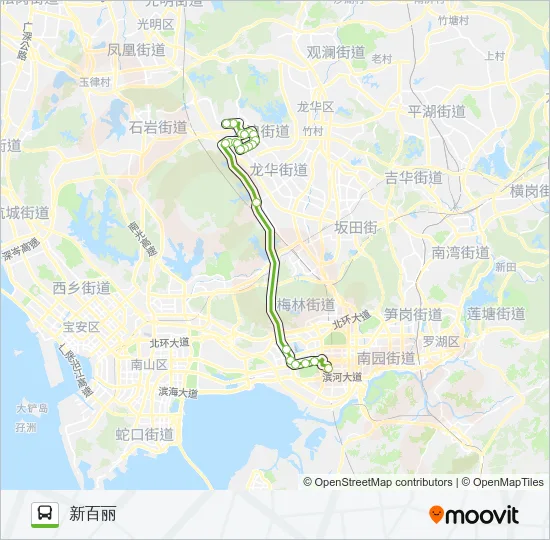 K318 Bus Line Map