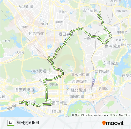 K359 Bus Line Map
