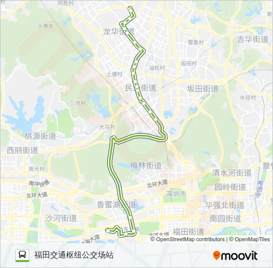 K384 Bus Line Map