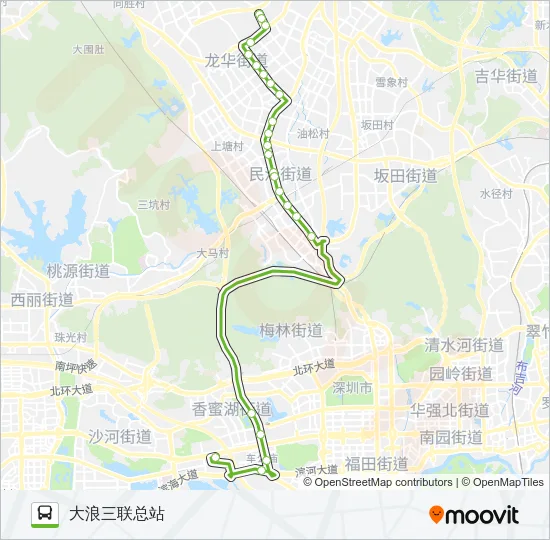 K384 Bus Line Map