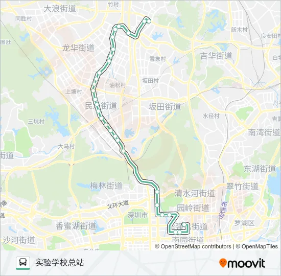 M202 Bus Line Map