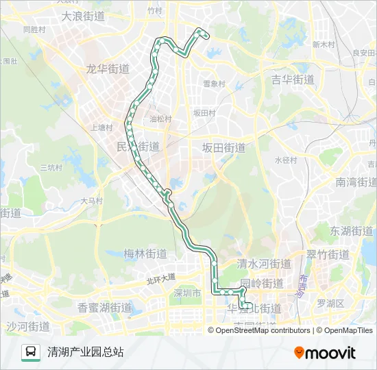M202 Bus Line Map
