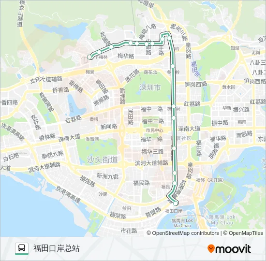 M204 Bus Line Map
