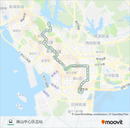 M209 Bus Line Map