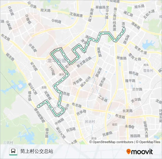 M212 Bus Line Map