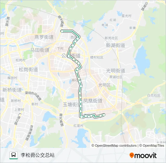 M216 Bus Line Map
