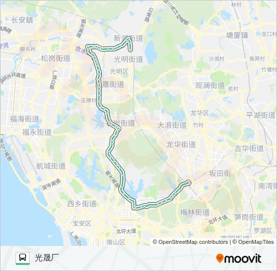 M217 Bus Line Map