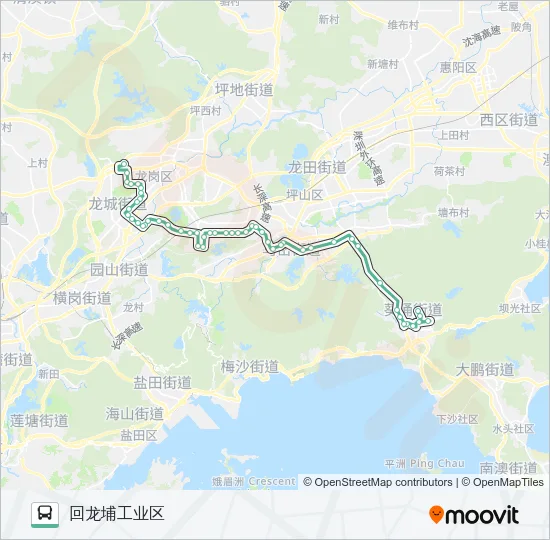 M220 Bus Line Map