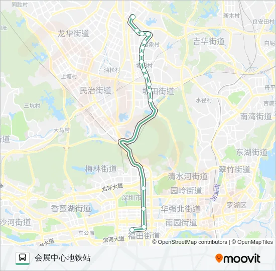 M221 Bus Line Map