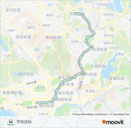 M224 Bus Line Map