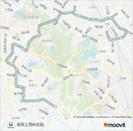 M228 Bus Line Map