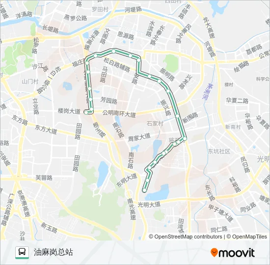 M238 Bus Line Map