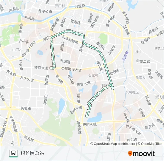 M238 Bus Line Map