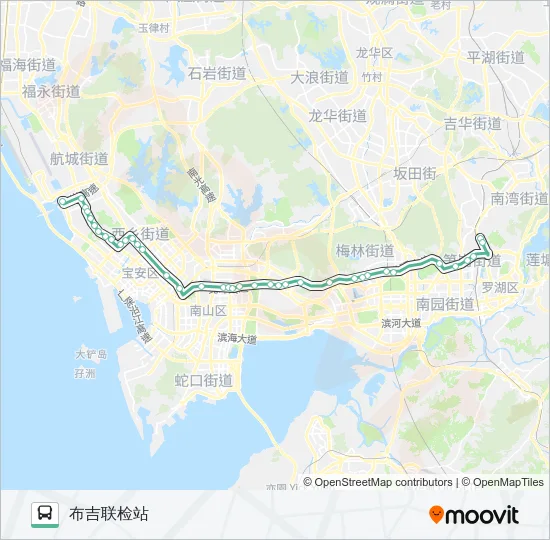 M240 Bus Line Map
