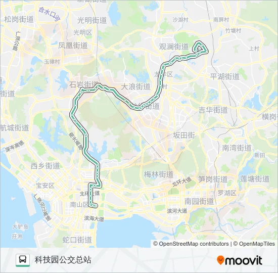 M243 Bus Line Map