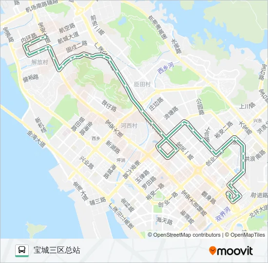 M245 Bus Line Map