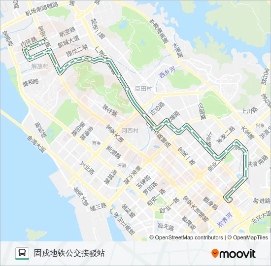 M245 Bus Line Map