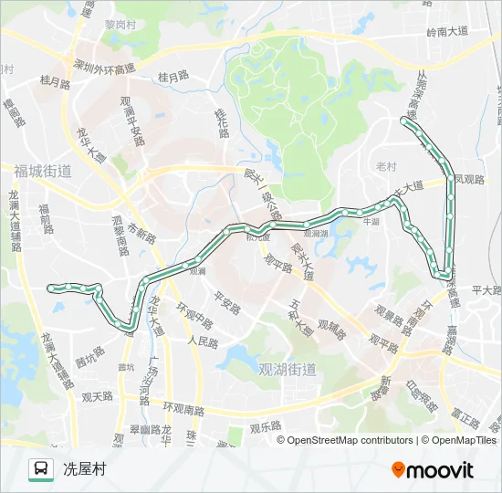 M258 Bus Line Map