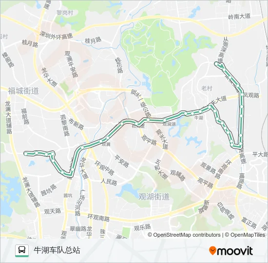 M258 Bus Line Map