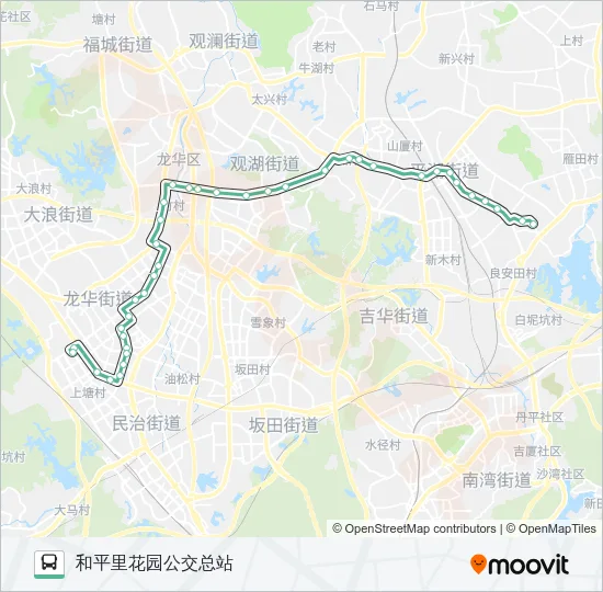 M264 Bus Line Map