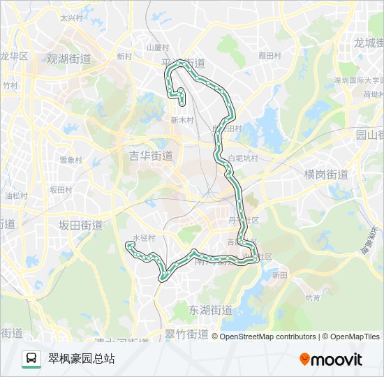 公交M265路的线路图