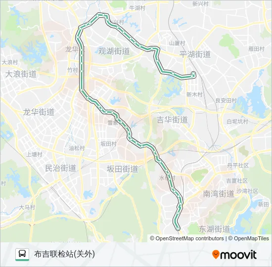 M267 Bus Line Map