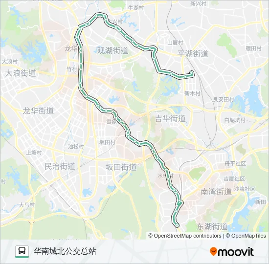 M267 Bus Line Map