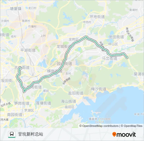 M268 Bus Line Map