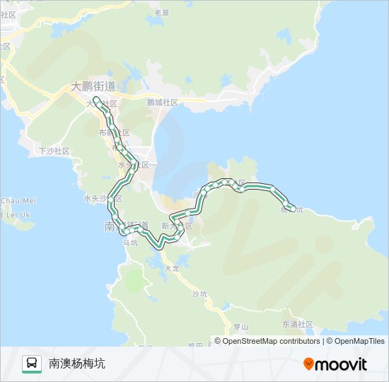 公交M274路的线路图