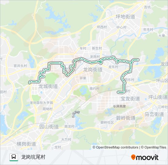 公交M276路的线路图